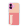 Slim Protection Case［ オリジナル - initial two tone - J pink ］