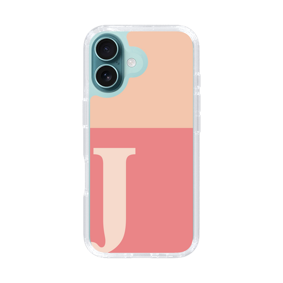 Slim Protection Case［ オリジナル - initial two tone - J pink ］