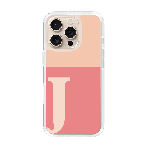 Slim Protection Case［ オリジナル - initial two tone - J pink ］