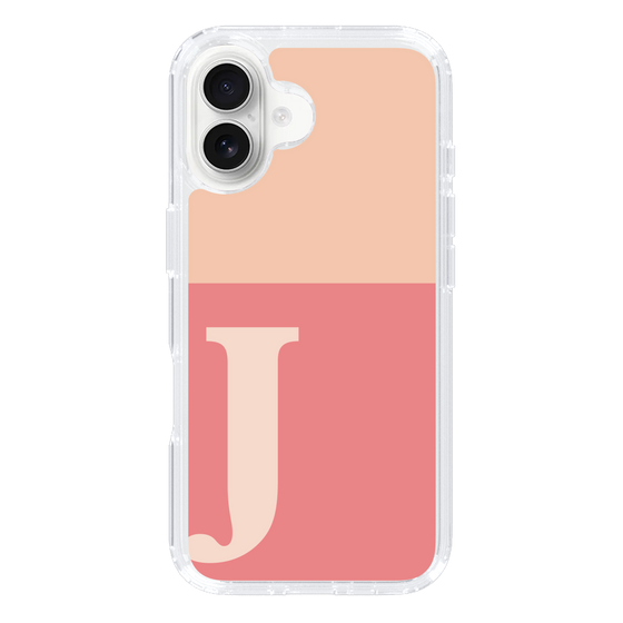 Slim Protection Case［ オリジナル - initial two tone - J pink ］
