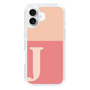Slim Protection Case［ オリジナル - initial two tone - J pink ］