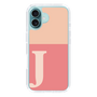 Slim Protection Case［ オリジナル - initial two tone - J pink ］
