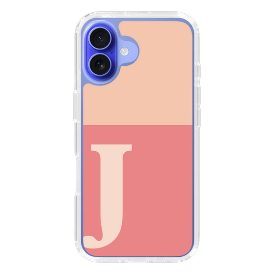 Slim Protection Case［ オリジナル - initial two tone - J pink ］