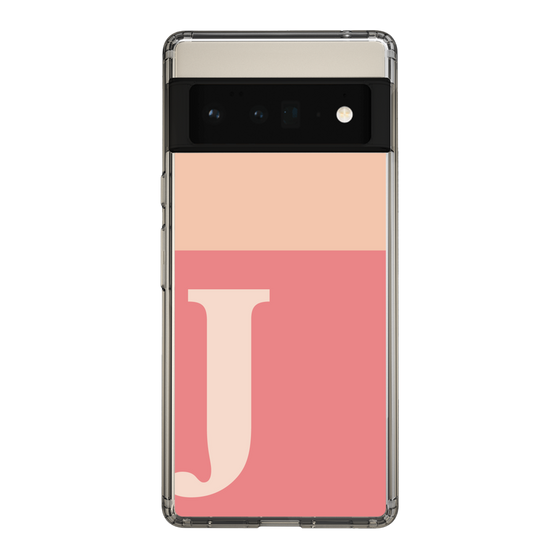 Slim Protection Case［ Original - initial two tone - J pink ］