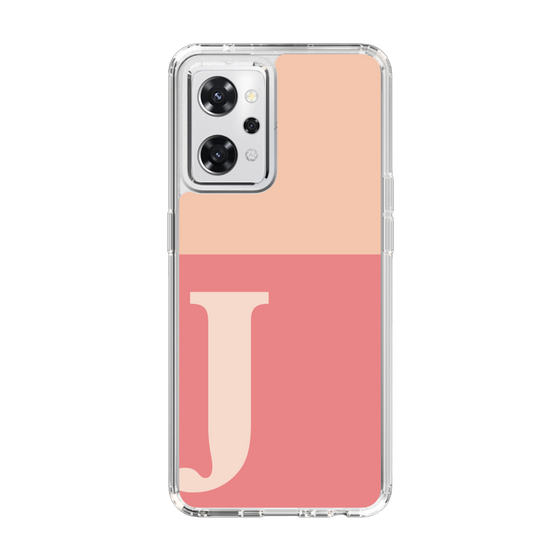 Slim Protection Case［ オリジナル - initial two tone - J pink ］