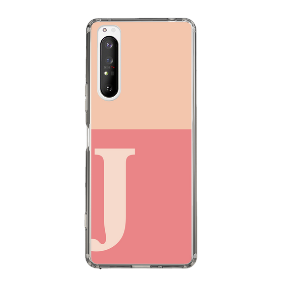 Slim Protection Case［ Original - initial two tone - J pink ］