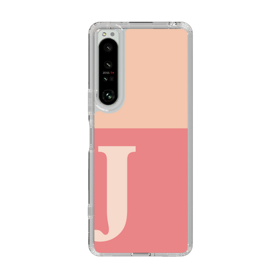 Slim Protection Case［ Original - initial two tone - J pink ］