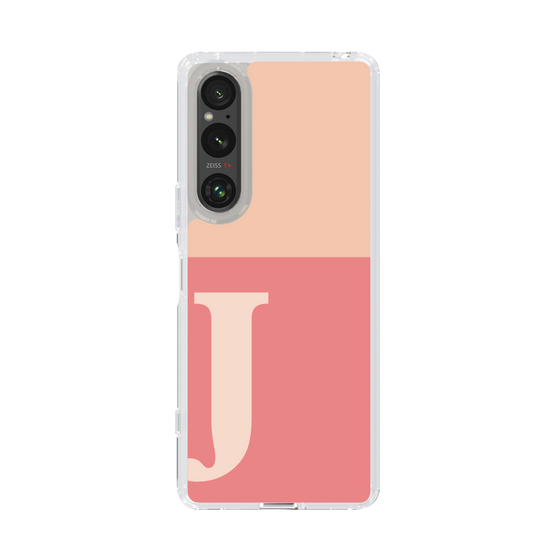Slim Protection Case［ Original - initial two tone - J pink ］