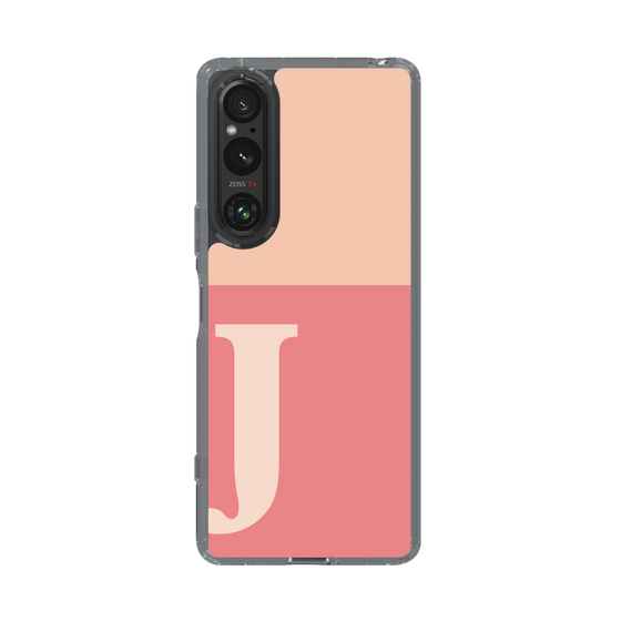 Slim Protection Case［ Original - initial two tone - J pink ］
