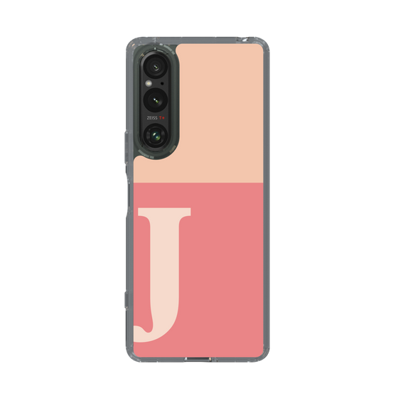 Slim Protection Case［ Original - initial two tone - J pink ］