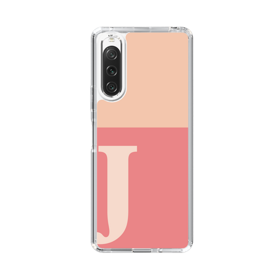 Slim Protection Case［ Original - initial two tone - J pink ］