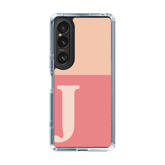 Slim Protection Case［ Original - initial two tone - J pink ］