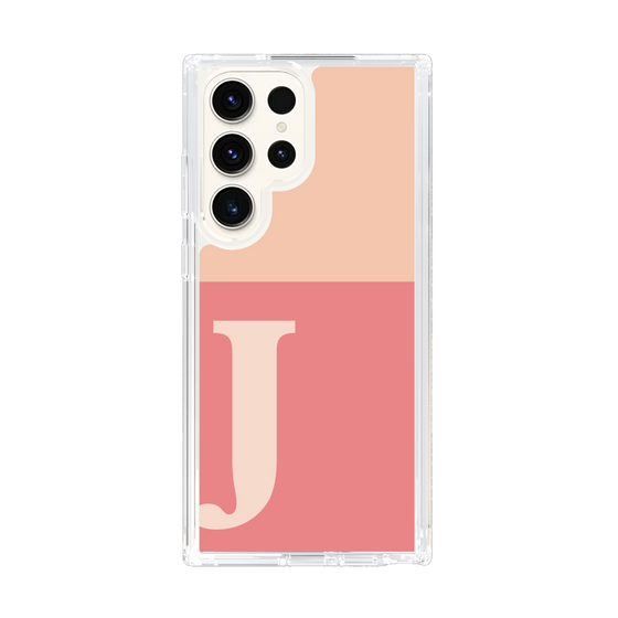 Slim Protection Case［ Original - initial two tone - J pink ］