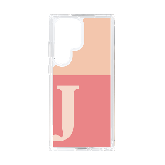 Slim Protection Case［ Original - initial two tone - J pink ］