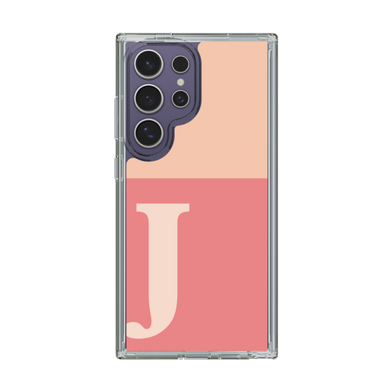 Slim Protection Case［ Original - initial two tone - J pink ］