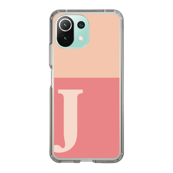 Slim Protection Case［ Original - initial two tone - J pink ］