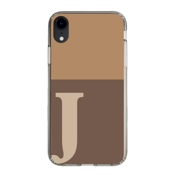 Slim Protection Case［ Original - initial two tone - J brown ］