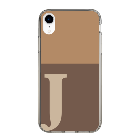 Slim Protection Case［ Original - initial two tone - J brown ］