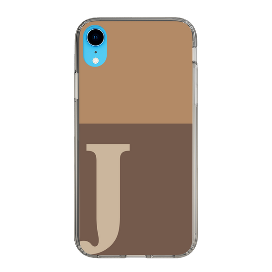 Slim Protection Case［ Original - initial two tone - J brown ］