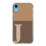 Slim Protection Case［ Original - initial two tone - J brown ］