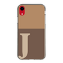 Slim Protection Case［ Original - initial two tone - J brown ］