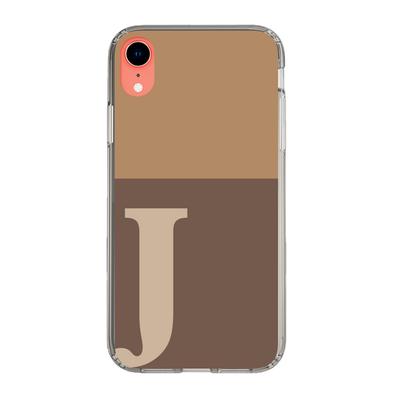 Slim Protection Case［ Original - initial two tone - J brown ］