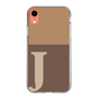 Slim Protection Case［ Original - initial two tone - J brown ］