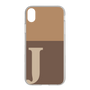 Slim Protection Case［ Original - initial two tone - J brown ］