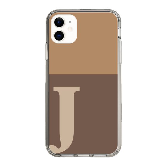 Slim Protection Case［ Original - initial two tone - J brown ］
