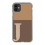 Slim Protection Case［ Original - initial two tone - J brown ］