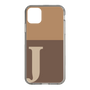 Slim Protection Case［ Original - initial two tone - J brown ］