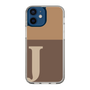 Slim Protection Case［ Original - initial two tone - J brown ］