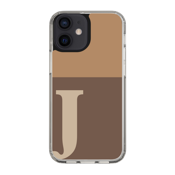 Slim Protection Case［ Original - initial two tone - J brown ］
