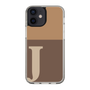 Slim Protection Case［ Original - initial two tone - J brown ］
