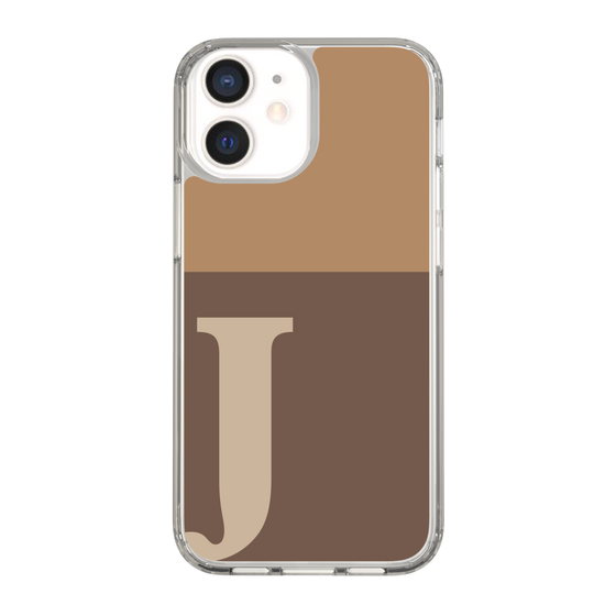 Slim Protection Case［ Original - initial two tone - J brown ］