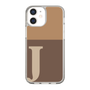 Slim Protection Case［ Original - initial two tone - J brown ］