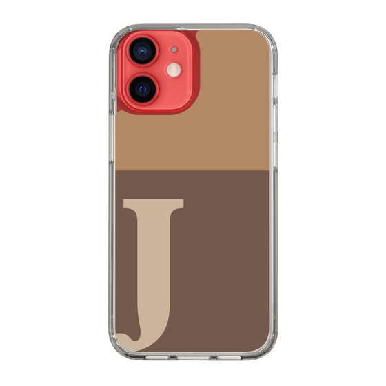 Slim Protection Case［ Original - initial two tone - J brown ］