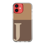 Slim Protection Case［ Original - initial two tone - J brown ］