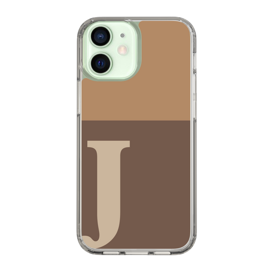 Slim Protection Case［ Original - initial two tone - J brown ］