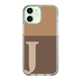 Slim Protection Case［ Original - initial two tone - J brown ］