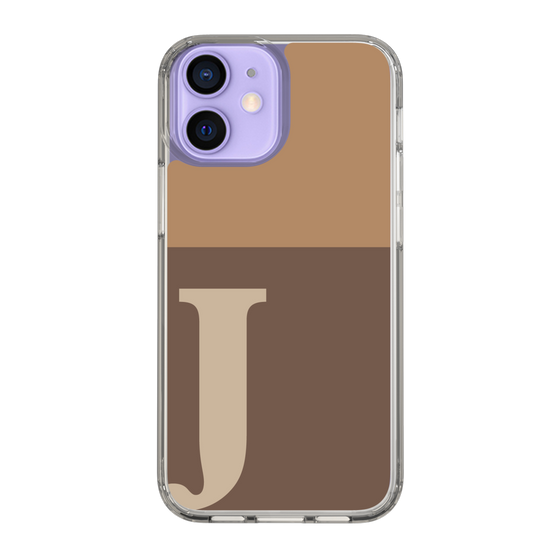 Slim Protection Case［ Original - initial two tone - J brown ］