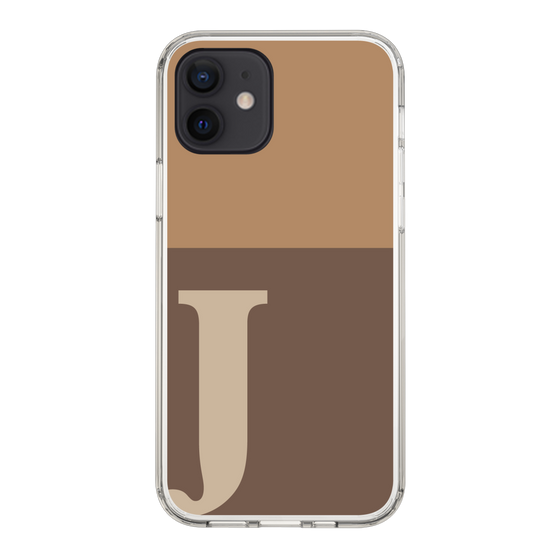 Slim Protection Case［ Original - initial two tone - J brown ］