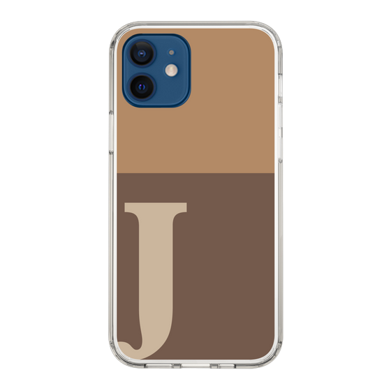 Slim Protection Case［ Original - initial two tone - J brown ］