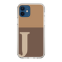 Slim Protection Case［ Original - initial two tone - J brown ］
