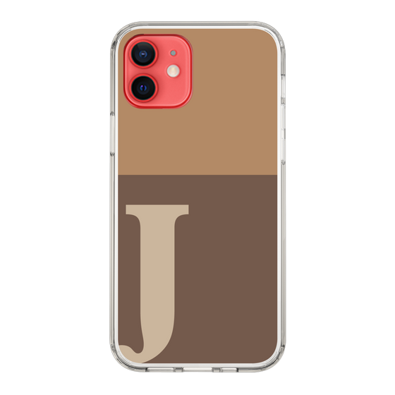 Slim Protection Case［ Original - initial two tone - J brown ］