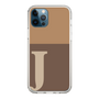 Slim Protection Case［ Original - initial two tone - J brown ］