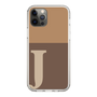 Slim Protection Case［ Original - initial two tone - J brown ］
