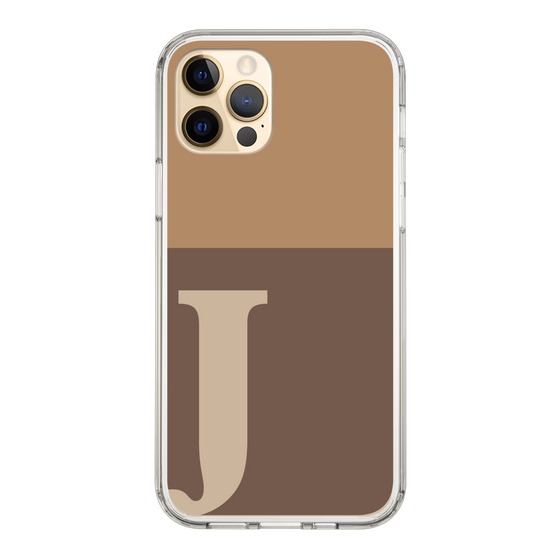 Slim Protection Case［ Original - initial two tone - J brown ］
