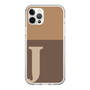 Slim Protection Case［ Original - initial two tone - J brown ］