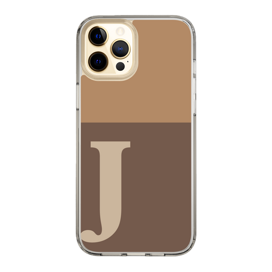 Slim Protection Case［ Original - initial two tone - J brown ］